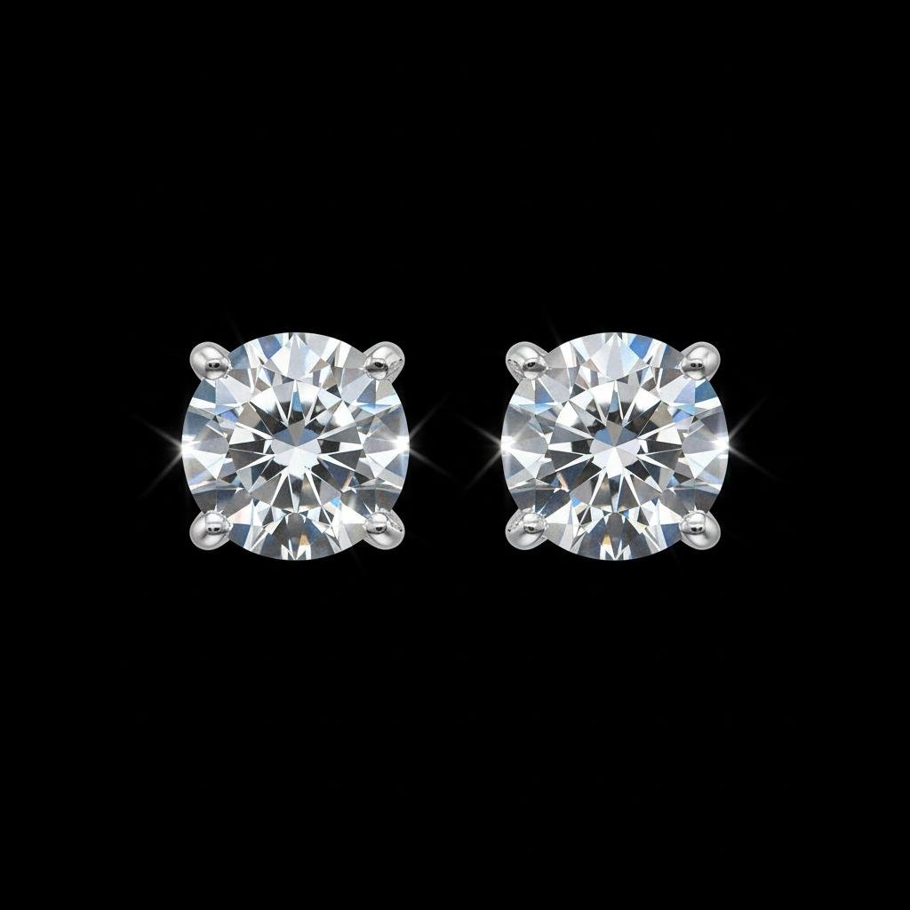 Diamond Stud Earrings 0.5ct