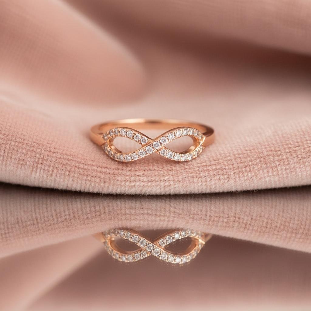 Rose Gold Infinity Band